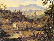 Joseph Anton Koch The Monastery of St.Francis in Sabine Hills, Rome oil painting